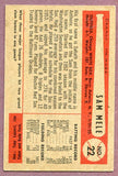 1954 Bowman Baseball #022 Sam Mele White Sox NR-MT 457721