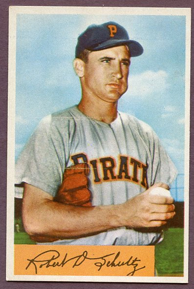 1954 Bowman Baseball #059 Bob Schultz Pirates NR-MT 457729