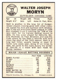 1960 Leaf Baseball #017 Walt Moryn Cubs NR-MT 457839