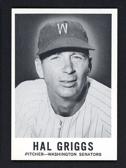 1960 Leaf Baseball #034 Hal Griggs Senators NR-MT 457856