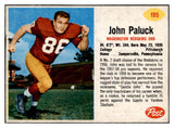 1962 Post Football #195 John Paluck Washington NR-MT 457948