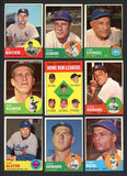 1963 Topps Set Lot 359 Diff EX/EX+ Ashburn Stengel Kubek 458380