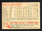 1953 Glendale Meats Bob Nieman Tigers GD-VG/VG crease 458435