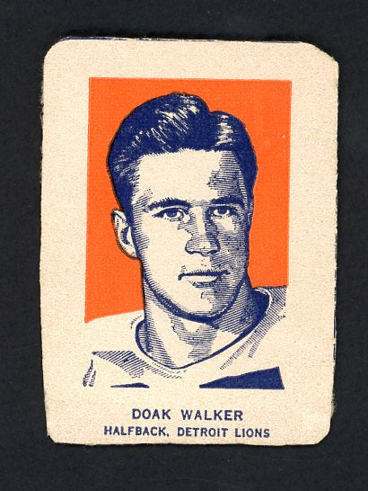 1952 Wheaties Doak Walker Portrait Lions VG-EX 458578
