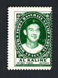 1961 Topps Baseball Stamps Al Kaline Tigers VG-EX Green 458680