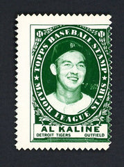 1961 Topps Baseball Stamps Al Kaline Tigers VG-EX Green 458680