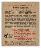 1948 Bowman Football #010 Chris Iverson Giants NR-MT 458766