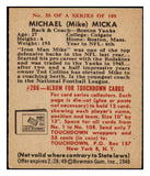 1948 Bowman Football #035 Mike Micka Yanks EX-MT 458783