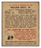 1948 Bowman Football #085 Bill Gray Washington EX-MT 458826