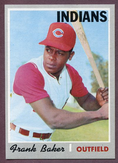 1970 Topps Baseball #704 Frank Baker Indians NR-MT 458848