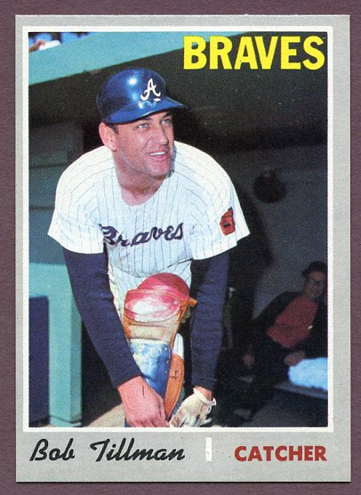 1970 Topps Baseball #668 Bob Tillman Braves NR-MT 458867