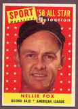 1958 Topps Baseball #479 Nellie Fox A.S. White Sox EX-MT 458886
