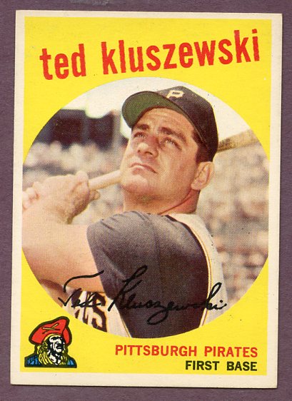 1959 Topps Baseball #035 Ted Kluszewski Pirates NR-MT 458905