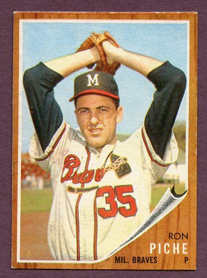 1962 Topps Baseball #582 Ron Piche Braves EX-MT 458935
