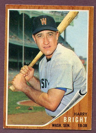 1962 Topps Baseball #551 Harry Bright Senators EX-MT 458942
