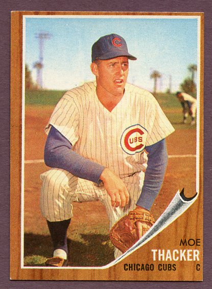 1962 Topps Baseball #546 Moe Thacker Cubs EX-MT 458955