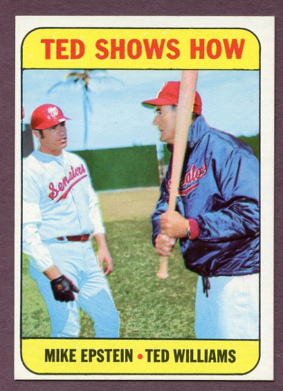 1969 Topps Baseball #539 Ted Williams Mike Epstein NR-MT 458970