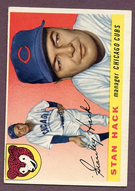 1955 Topps Baseball #006 Stan Hack Cubs EX 458998