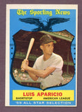 1959 Topps Baseball #560 Luis Aparicio A.S. White Sox EX 459570