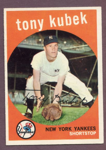 1959 Topps Baseball #505 Tony Kubek Yankees EX-MT 459604