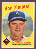 1959 Topps Baseball #287 Don Zimmer Dodgers EX-MT 459618