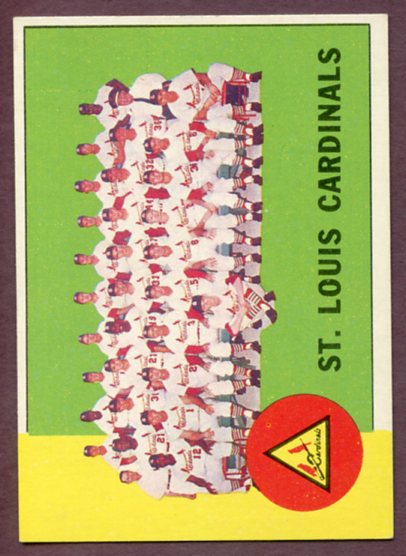 1963 Topps Baseball #524 St. Louis Cardinals Team EX-MT 459641