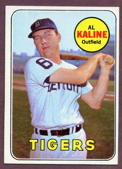 1969 Topps Baseball #410 Al Kaline Tigers EX-MT 459649