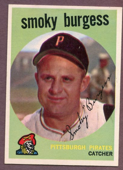1959 Topps Baseball #432 Smoky Burgess Pirates EX-MT 459667