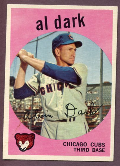 1959 Topps Baseball #502 Al Dark Cubs EX-MT 459671