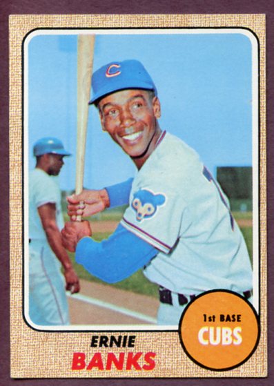 1968 Topps Baseball #355 Ernie Banks Cubs EX-MT 459749