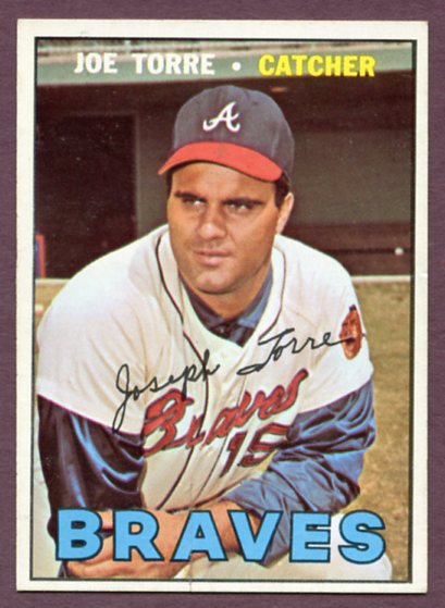 1967 Topps Baseball #350 Joe Torre Braves EX-MT 459762