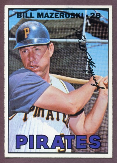 1967 Topps Baseball #510 Bill Mazeroski Pirates EX-MT 459767