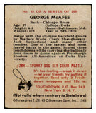 1948 Bowman Football #095 George McAfee Bears VG-EX 459842
