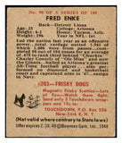 1948 Bowman Football #098 Fred Enke Lions EX 459846