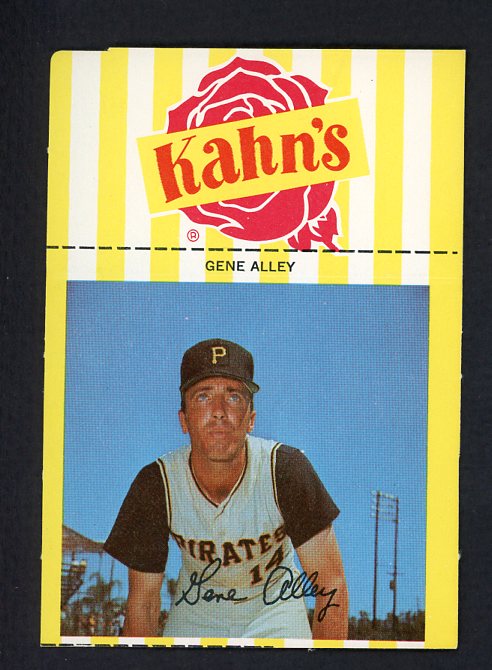 1967 Kahns Baseball Gene Alley Pirates NR-MT 459941