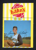 1967 Kahns Baseball Dennis Ribant Pirates NR-MT 459961