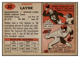 1957 Topps Football #032 Bobby Layne Lions VG-EX 460027