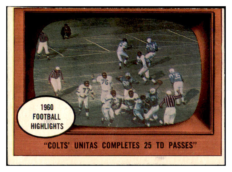 1961 Topps Football #057 John Unitas IA Colts VG-EX 460075
