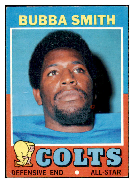 1971 Topps Football #053 Bubba Smith Colts VG-EX 460120