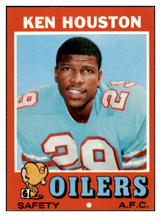 1971 Topps Football #113 Ken Houston Oilers EX-MT 460127