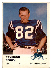 1961 Fleer Football #033 Raymond Berry Colts EX 460153