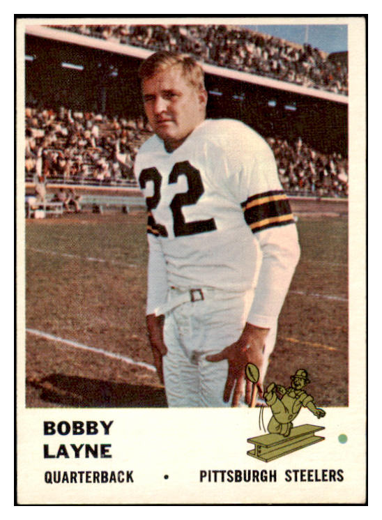 1961 Fleer Football #117 Bobby Layne Steelers EX-MT 460161