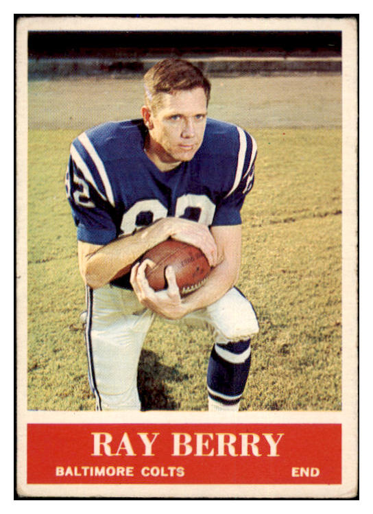 1964 Philadelphia Football #001 Raymond Berry Colts VG-EX 460165