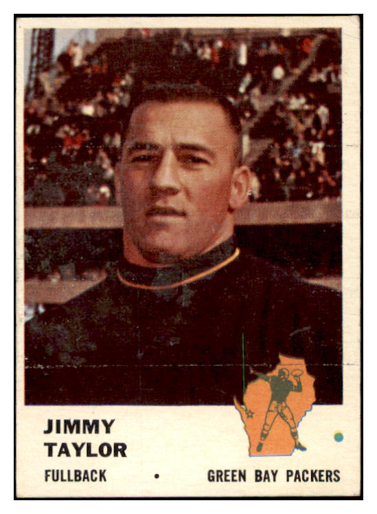 1961 Fleer Football #089 Jim Taylor Packers VG-EX 460236