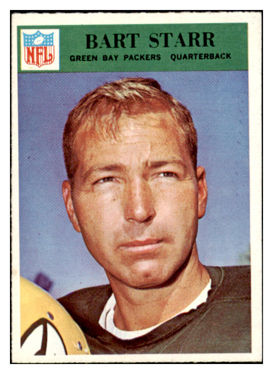 1966 Philadelphia Football #088 Bart Starr Packers EX-MT 460260