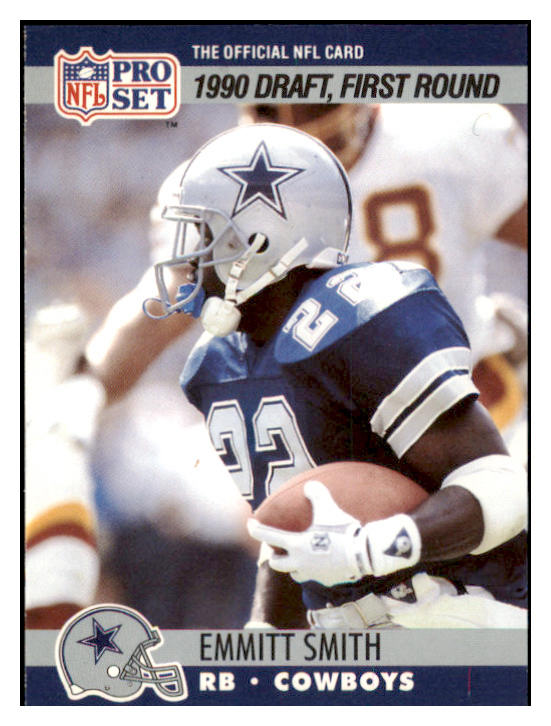 1990 Pro Set Football #685 Emmitt Smith Cowboys NR-MT 460269