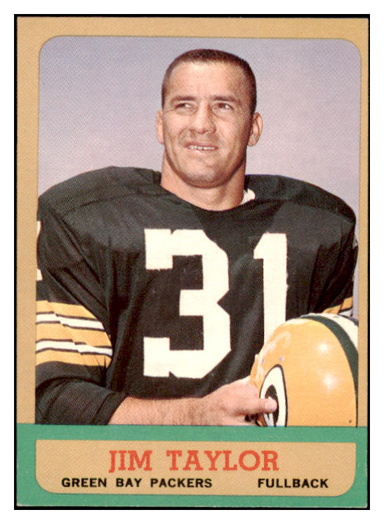 1963 Topps Football #087 Jim Taylor Packers EX-MT 460308