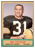 1963 Topps Football #087 Jim Taylor Packers EX-MT 460308