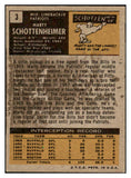 1971 Topps Football #003 Marty Schottenheimer Patriots VG 460366