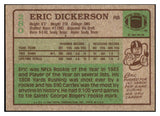 1984 Topps Football #280 Eric Dickerson Rams NR-MT 460389